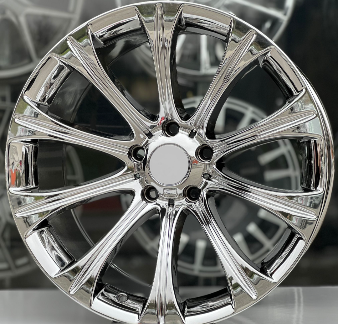 Jantes 19" 5x120 ( UNIQUEMENT SUR DEMANDE ) type 166M full chrome