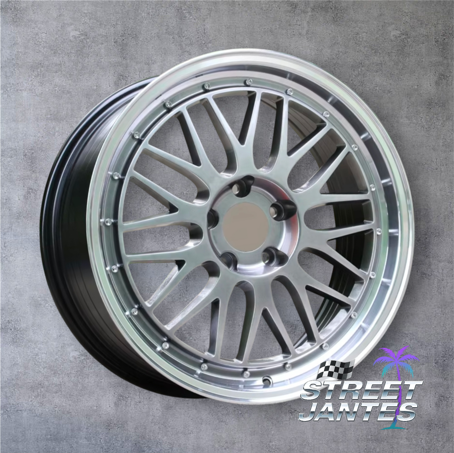Jante 18" 5x112 type BBS lm dark grey đź©¶