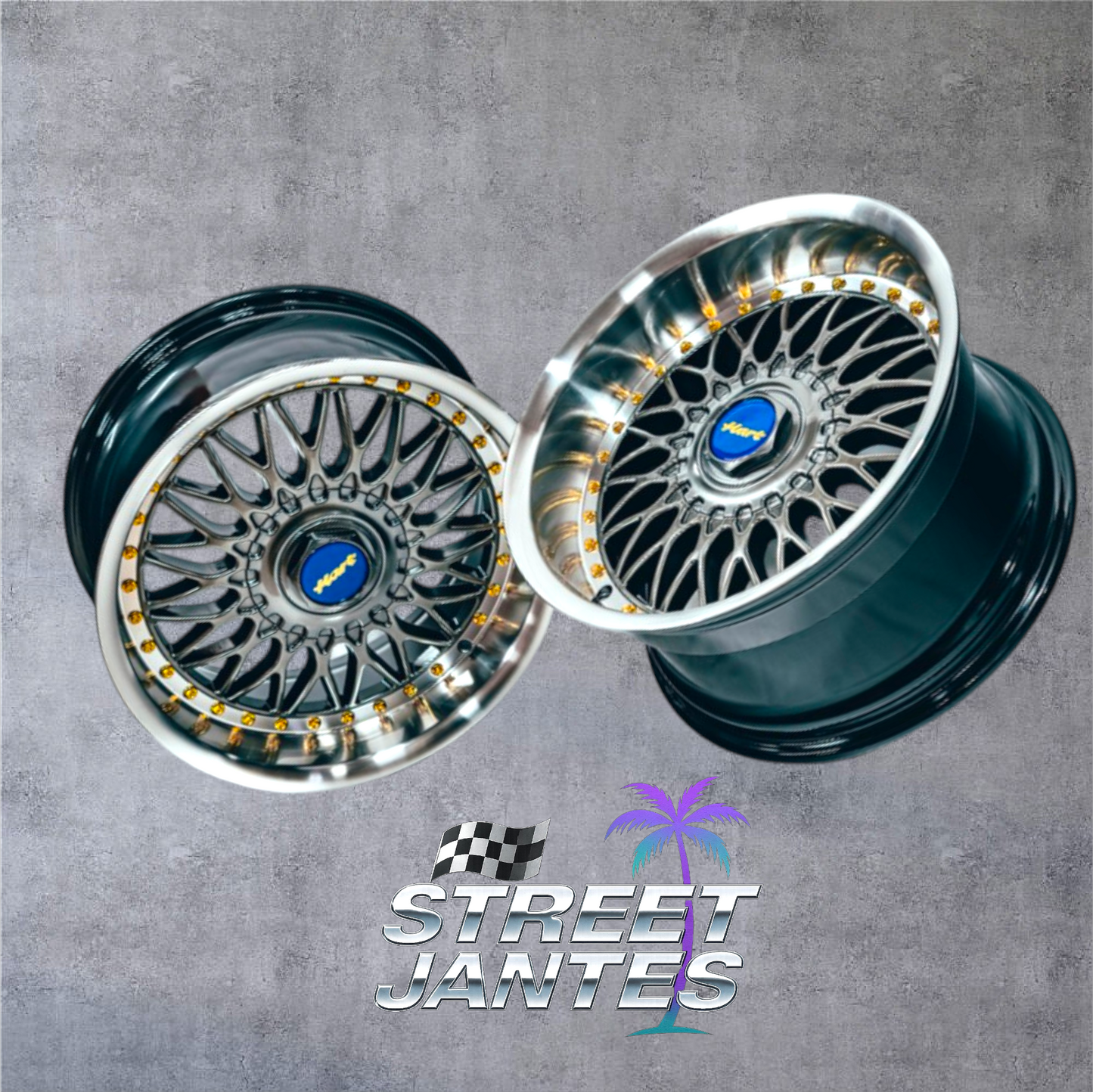 Jantes 17" 4x100 / 4x108 HART WHEELS HR86 🔥