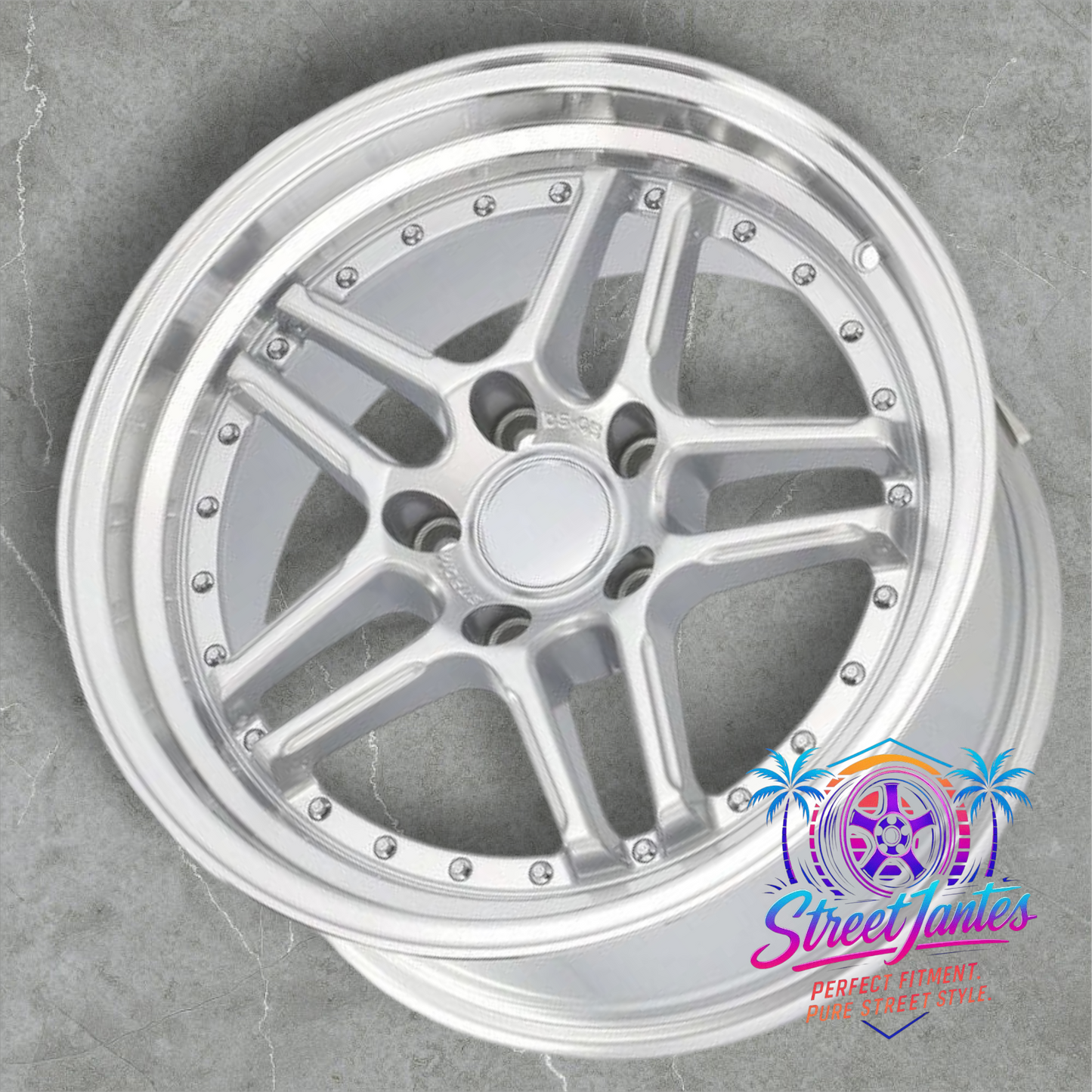 Jantes 17" 5x120 TYPE STROM SILVER