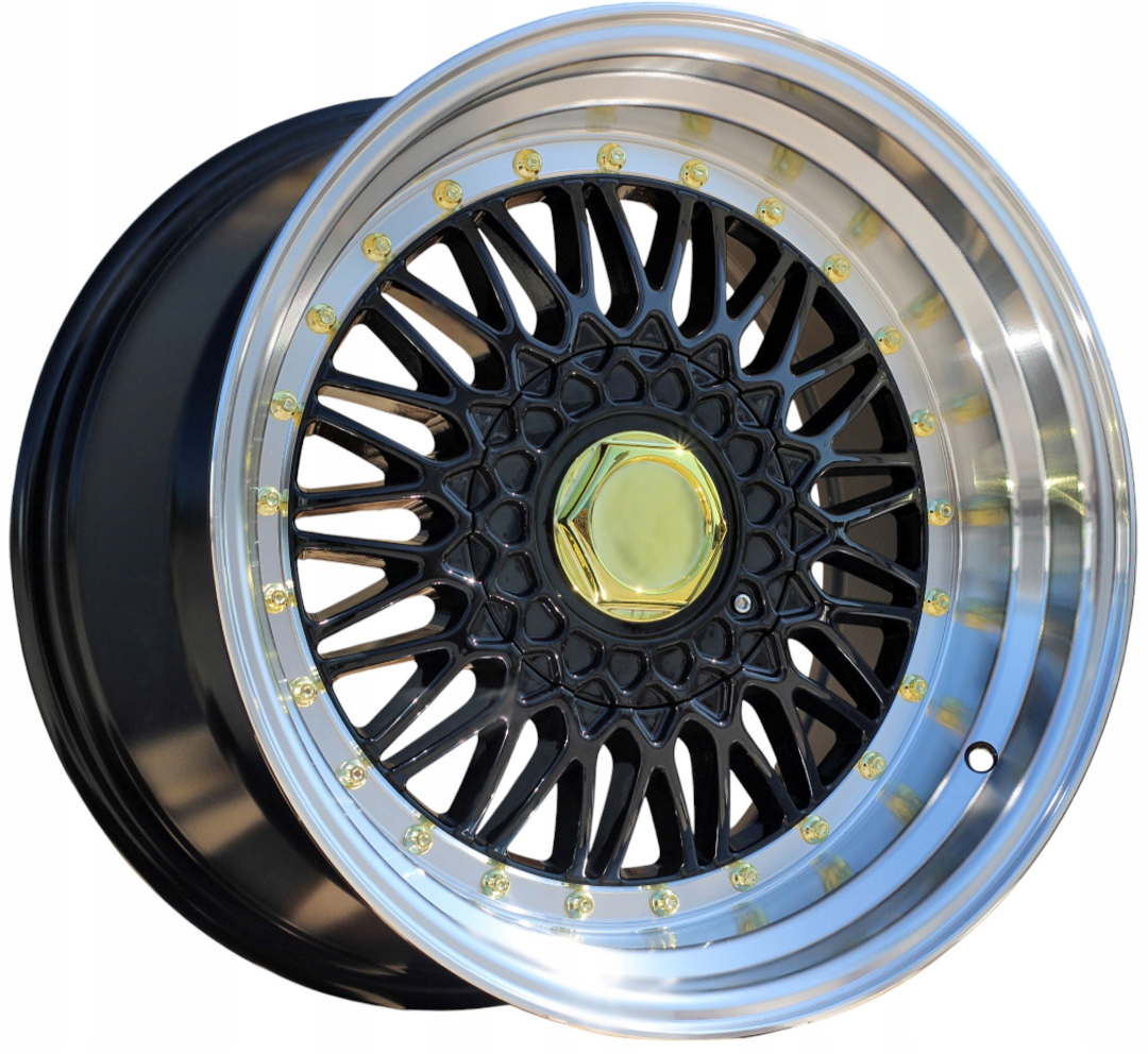 Jantes 17" 4x100 TYPE BBS RS BLACK GOLD