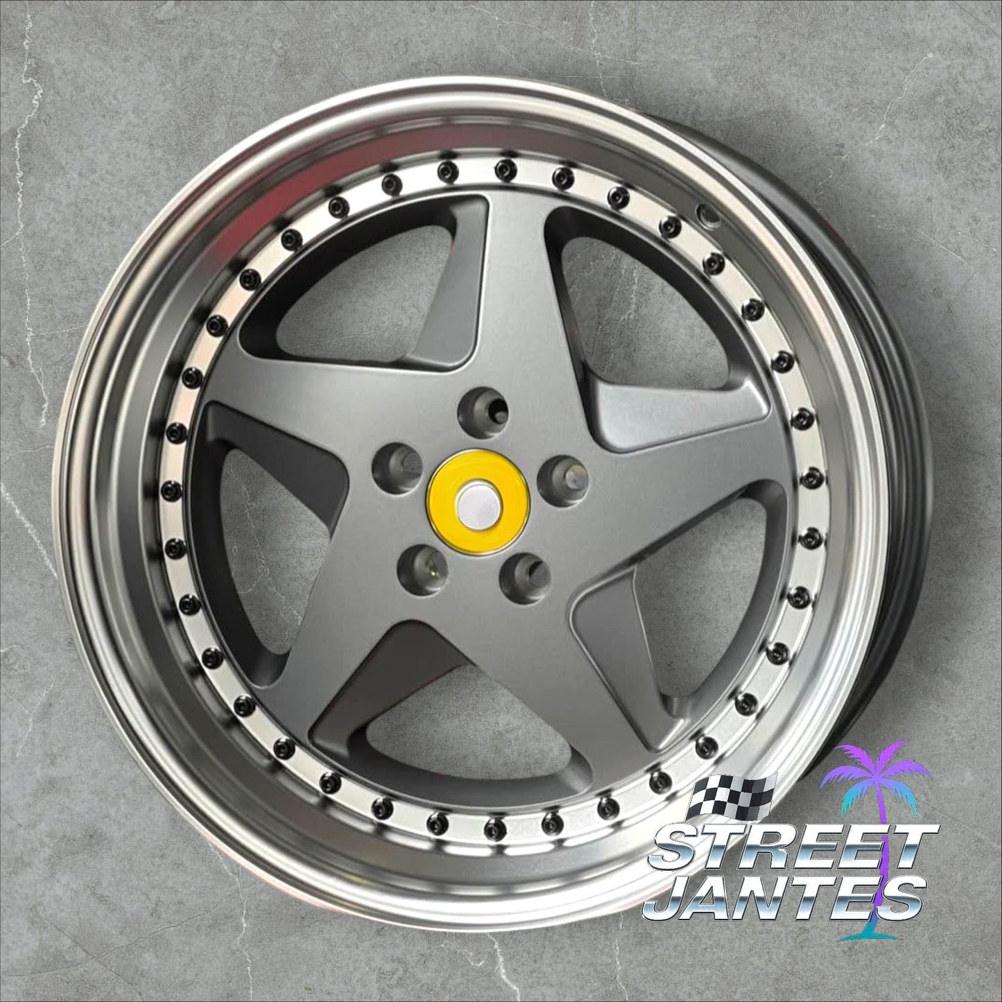 Jantes 17" 4x100 TYPE FF 348