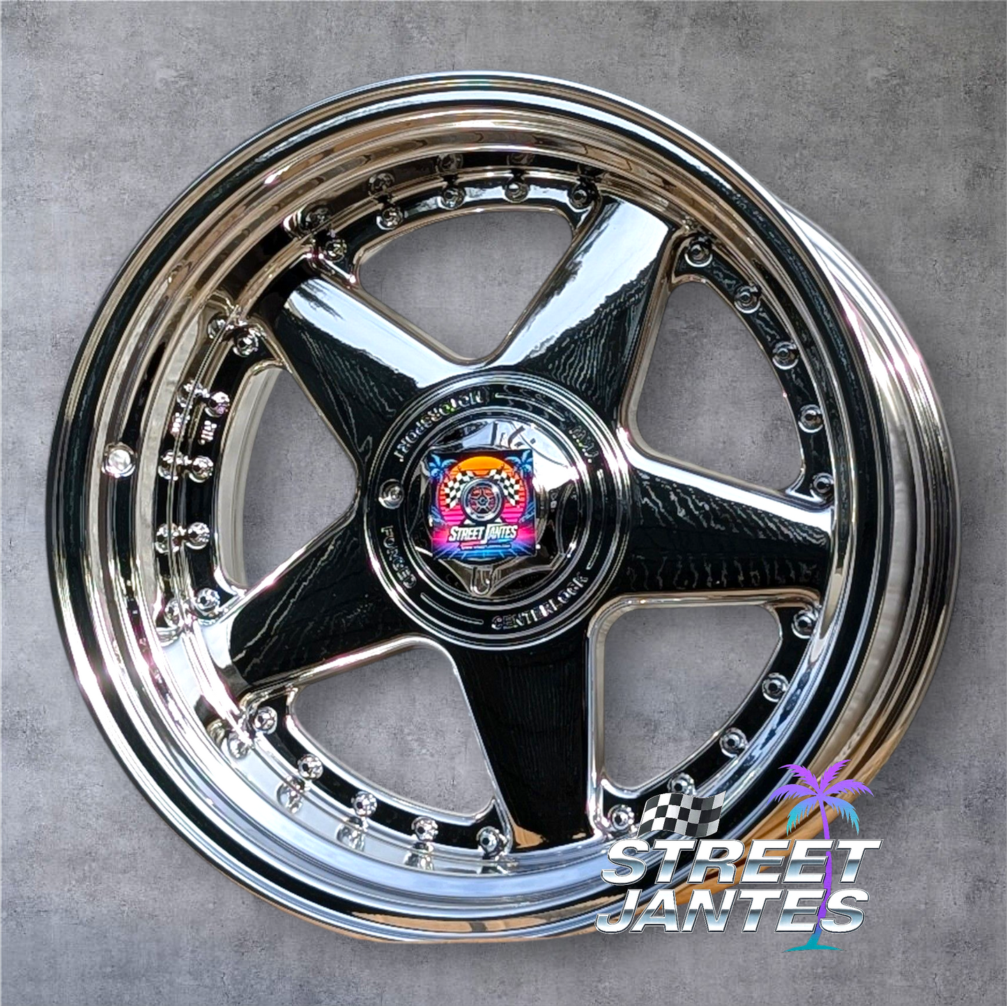 Jantes 17" 5x112 evo FF 🔥 YKW WHEELS 🔥 full chrome ✨