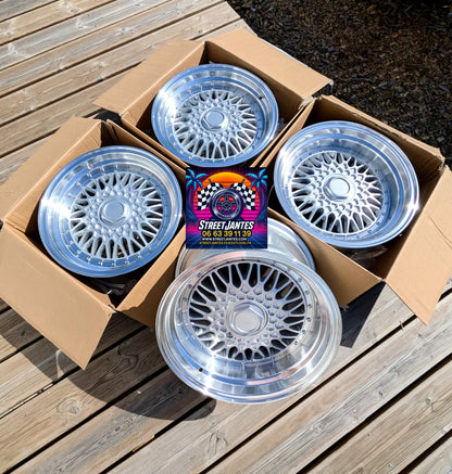 Jantes 16 " 4x100 FORZZA type BBS RS