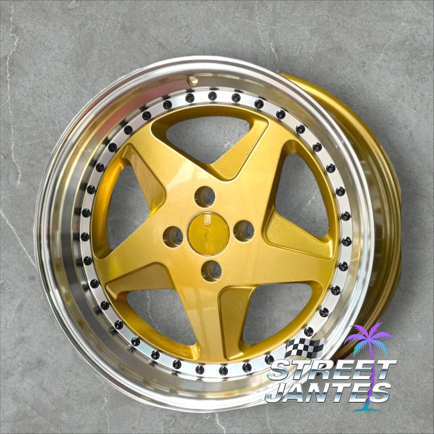 Jantes 17" 4x100 TYPE FF 348