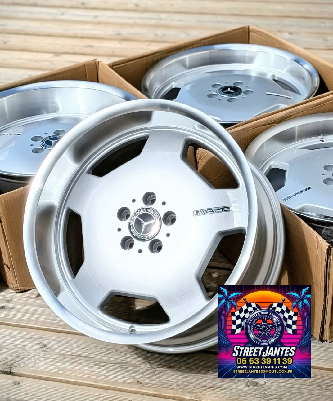 Jantes 17" 5x112 TYPE MERCEDES AMG 4 AERO