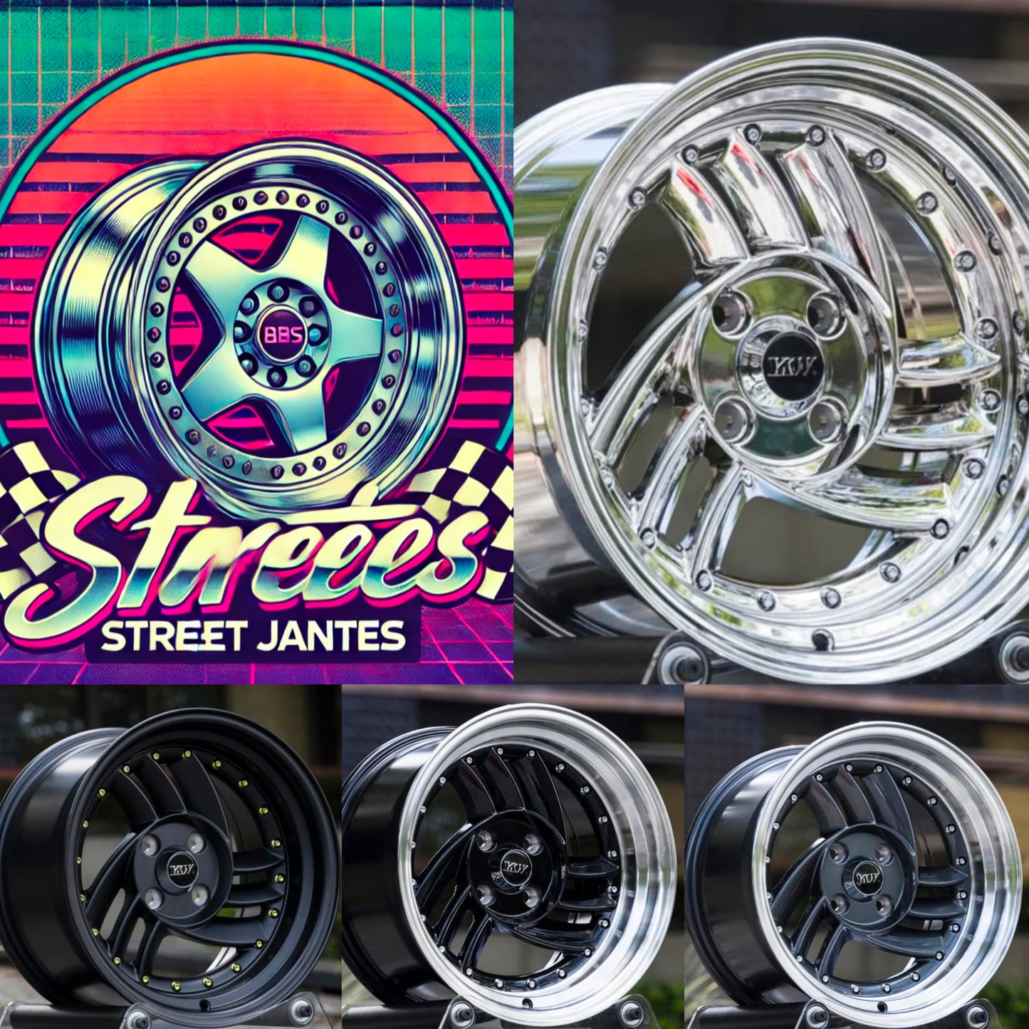 Jantes 15" 4x100 RODA