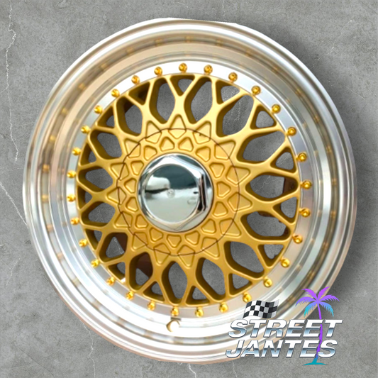 Jantes 18" 5x120 TYPE BBS GOLD 🥇