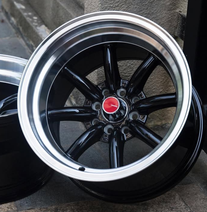Jantes 15" 4x100 / 4X114.3 🔥 YKW WHEELS 🔥 TYPE ROTA BLACK