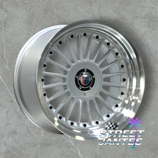 Jantes 17" 4x100 / 5x100 TYPE ALP SILVER