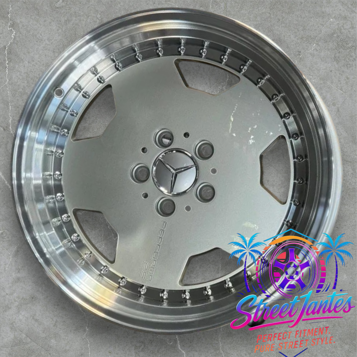 Jantes 17" 5x112 TYPE AMG 3 SILVER
