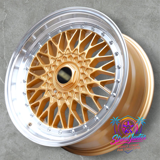 Jantes 17" 4x108 BS GOLD