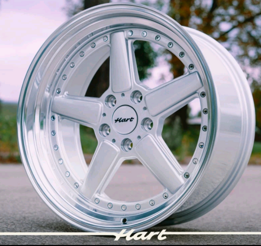 Jantes 19" 5x1120 🔥 HART WHEELS 🔥 TYPE AC SILVER  ( série 5 / 6 / 7 )