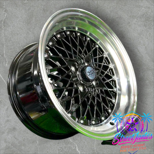 Jantes 15" 4x100 type SSR black  🔥YKW 🔥