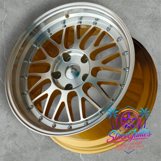 Jantes 17" TYPE BS LM SILVER GOLD