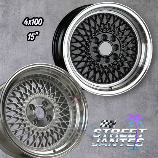 Jantes 15" 4x100 style BBS