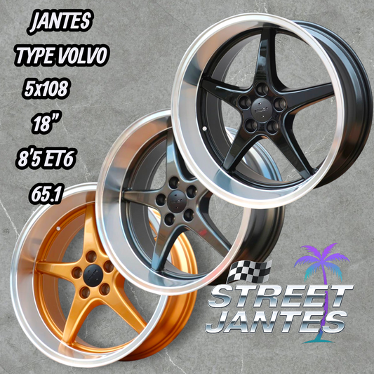Jantes 18" 5x108 TYPE VOLVO OCEAN MK