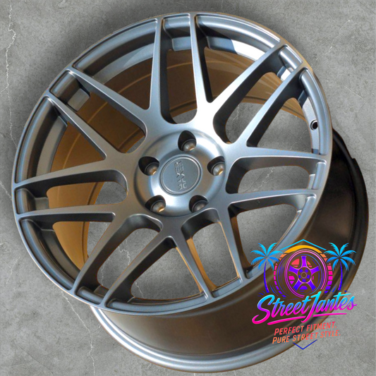 Jantes 19" 5x120 haxer wheels hx022  GRIS ANTHRACITE ( series 3)