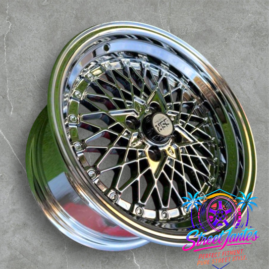 Jantes 15" 4x100 type SSR chrome   🔥YKW 🔥