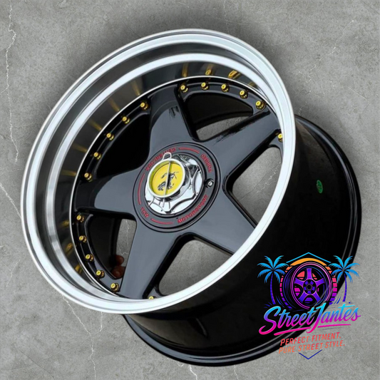 Jantes 17" 5x120 type EVO BLACK  🔥 YKW WHEELS 🔥