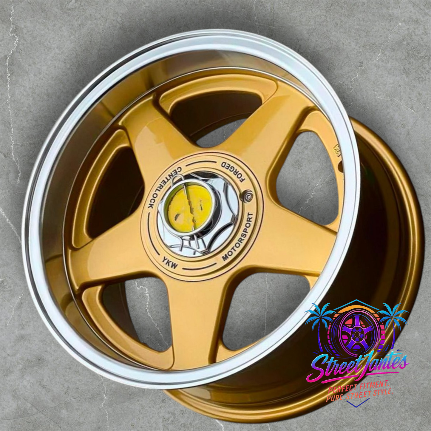 Jantes 17" 4x114.3 TYP FF GOLD 🔥 YKW WHEELS 🔥