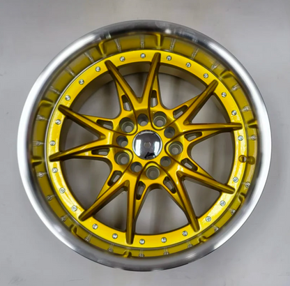 Jantes 17".  5X100 / 5X114,3  gold ST05 JDM