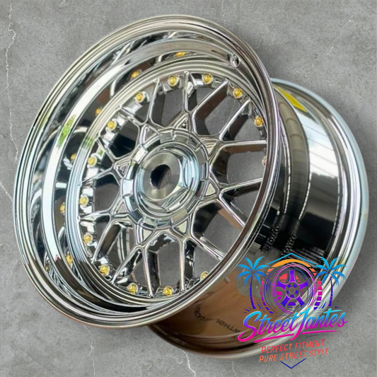 Jantes 16" 4x100 TYPE RS CHROME