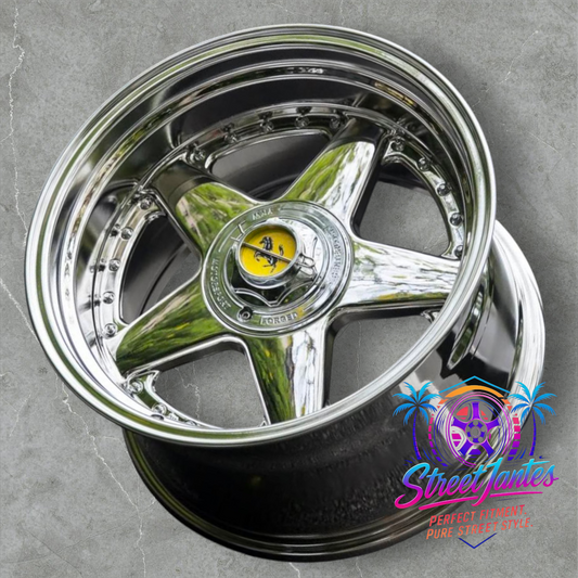 Jantes 17" 5x120 type FF FULL CHROME 🔥 YKW 🔥